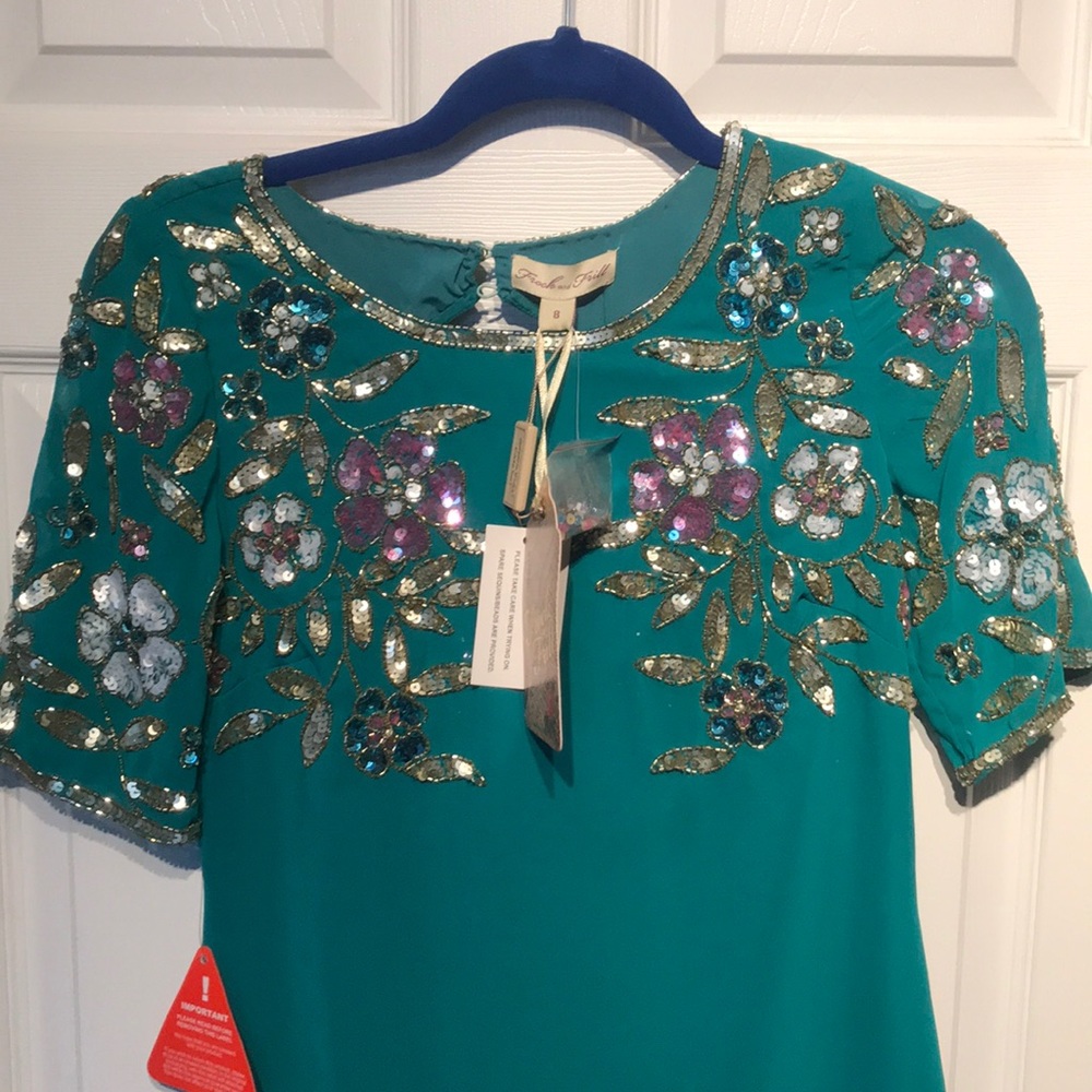 Gorgeous Frock and frill green flapper dress.